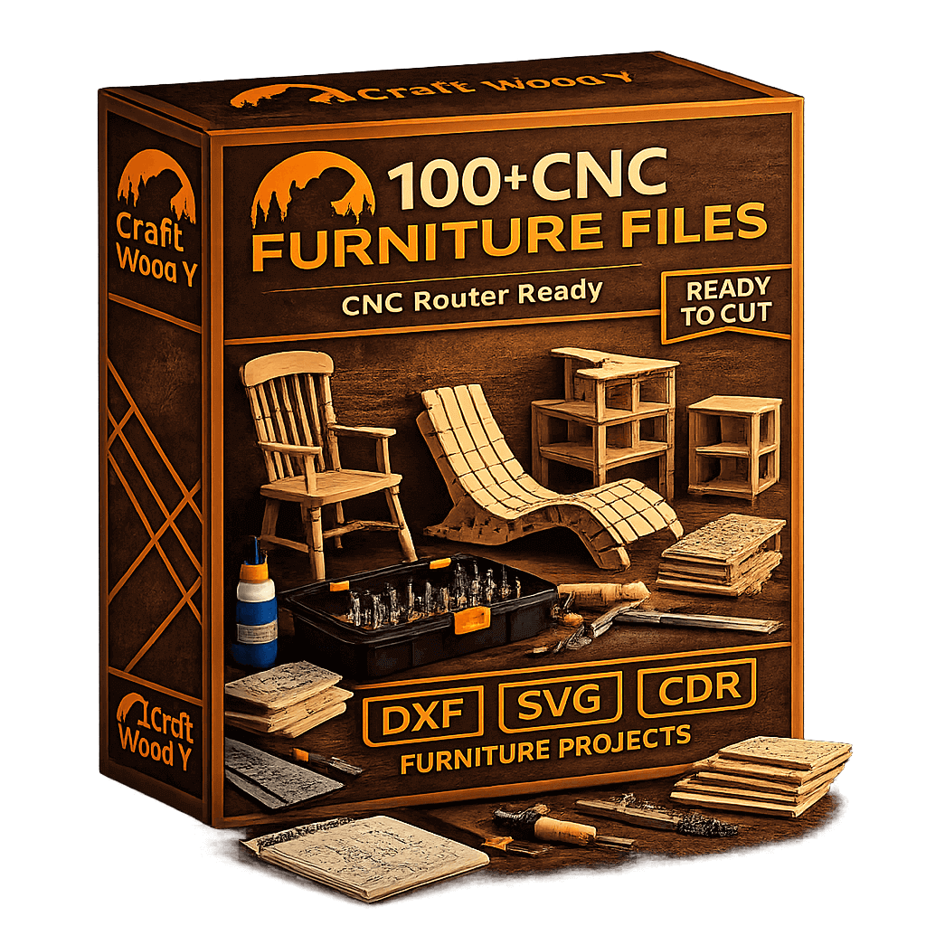 100+ CNC FURNITURE FILES